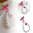 thumbnail image 1 of Pearl Phone Lanyard - Adjustable, Crossbody, for Phones/Keys/Wallet, Fashion Accessory, 1 of 6