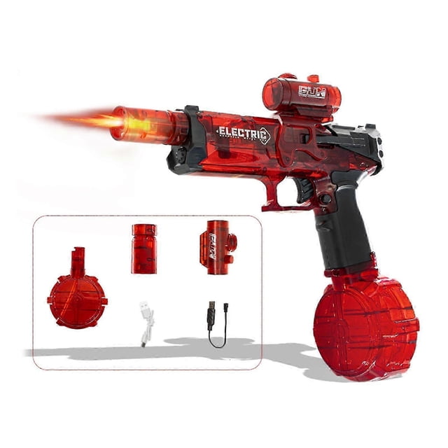 Realistic Flame Effect Electric Water Guns High Capacity Water Squirt Toy For Adult Kids Beach And Backyard Adventure