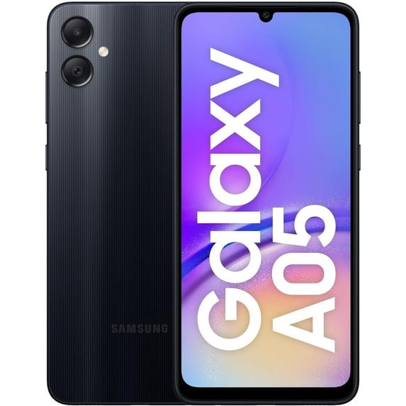 Pre-Owned Samsung Galaxy A05 64GB 4GB RAM 6.7" Display | Unlocked Dual SIM ( International Verison ) Android Smartphone (Black)