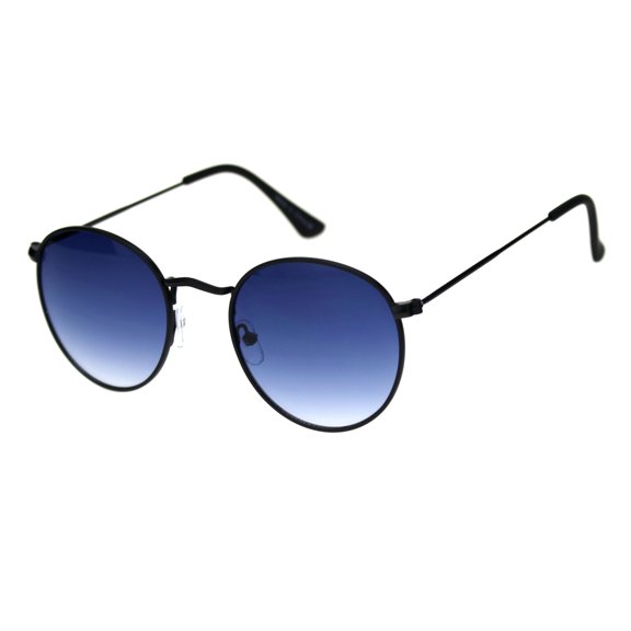 SA106 Super Snug Round 90s Dad Shade Retro Sunglasses Black Navy