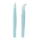 thumbnail image 1 of Juego de pinzas de acero inoxidable para extensiones de pestañas, para una depilación precisa y aplicaciones de belleza, con puntas rectas y anguladas, 1 of 4