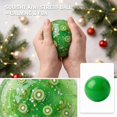 thumbnail image 4 of Squishy Stress Ball with Handmade Design and Glitter, 1-Pack, Green, for Relaxation, Toy, 4 of 4