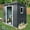 Black, variant on Alvantor Outdoor Storage Shed 6 x 5 Ft Metal Garden Shed with Window and Transparent plate for Backyard, Garden Black