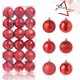 thumbnail image 2 of Juego de 36 bolas de Navidad de 4 cm para colgar en el árbol de Navidad, de plástico, para decoración de fiestas, 2 of 4
