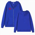 thumbnail image 4 of Towmus Women Cute Giaphics Full Zip Up Hoodie Cotton Jacket with Pockets Aesthetic Sweatshirt, 4 of 4