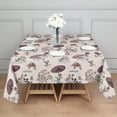 thumbnail image 3 of Red Mushroom Plant Light Pattern Square Tablecloth,Waterproof Square Table Cover,Wipeable Spillproof Washable Table Cover for Home Kitchen Party Decor 42"X42"(107x107cm), 3 of 6