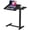 Black, variant on EDX Overbed Bedside Desk, Rolling Laptop Stand Tray Overbed Table with Wheels and Height Adjustable for Laptop Bed Sofa, Black