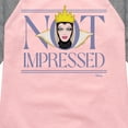 thumbnail image 3 of Disney Villains - Not Impressed - Toddler & Youth Girls Raglan Graphic T-Shirt, 3 of 5