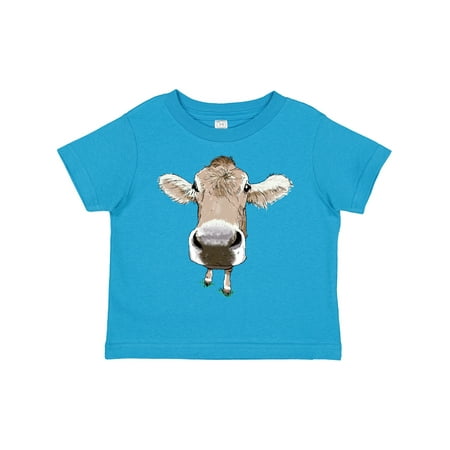 

Inktastic Funny Cow Close Up Gift Toddler Boy or Toddler Girl T-Shirt