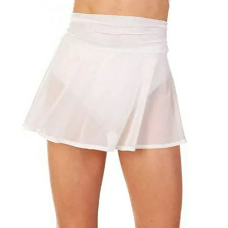 Emmababy Women See-Through Beach Skirt Sheer Mesh Bating Suit Swimsuit Cover Skirt Bikini Cover Up Swimwear Mini Skirt