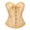 EliteGoogv#Light Yellow, variant on EliteGoogv Women Vintage Brocade Lace Up Front Corset Bustier Waist Shaper Bodice For Party Wedding Clubwear Carnival Role Play Events,Light Yellow,S