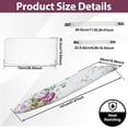 thumbnail image 2 of Ironing Board Cover and Pad 57.8×18.8in Ironing Board Cover with Elastic Edges Scorch Resistant Ironing Board Cover Set with Ironing Mat 4 Fasteners Easy Install Printed Pattern for Dorm Laundry, 2 of 8