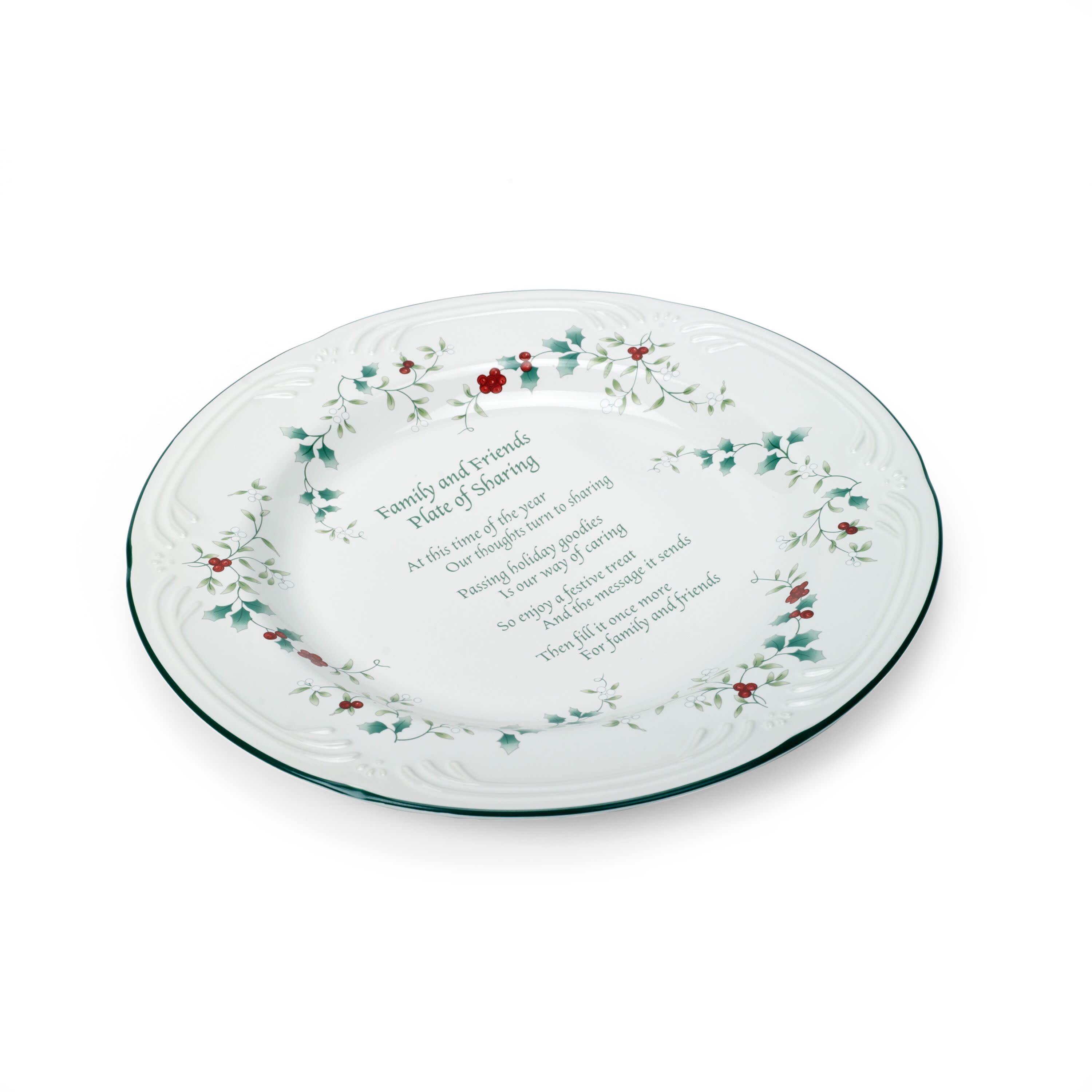Pfaltzgraff winterberry bless this house plate online