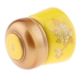 thumbnail image 1 of Estuche de maquillaje de cerámica vacío a prueba de polvo de lata de té Amarillo shamjiam bote de maquillaje, 1 of 8