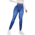 thumbnail image 1 of Leggings de Mujer Estilo Mezclilla Unitalla Comodidad y Estilo en Leggins, 1 of 5