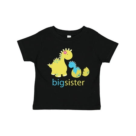 

Inktastic Big Dinosaur Sister Gift Toddler Toddler Girl T-Shirt