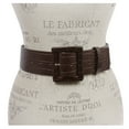 thumbnail image 3 of 2 1/4" Wide Ladies High Waist Faux Crocodile Print Patent Leather Fashion Belt, 3 of 3