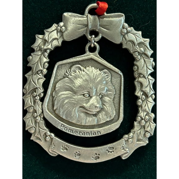 Pomeranian Fine Pewter Dog Breed Ornament