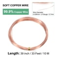 thumbnail image 3 of 99.9% Soft Copper Wire, 21 Gauge 16FT Pure Copper Wire Craft Wire for DIY [0.7mm, 10M], 3 of 7