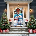 thumbnail image 6 of Christmas Door Cover - Polyester Door Decor for Front Doors, Indoor Doors and Walls - Durable, Reusable Holiday Festival Decoration with Easy Hanging Rope, 6 of 6