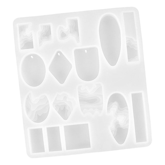 Resin Earrings Pendant Models Irregular Shapes Durable Jewelry Casting Model for C
