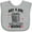 AC-Heather Grey, variant on Inktastic Just a Girl Who Loves Books Girls Baby Bib