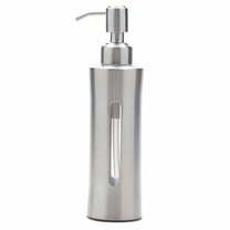 ACDANC Soap Dispenser Stainless Steel Hand Soap Dispenser Bathroom Bottle (Silver)
