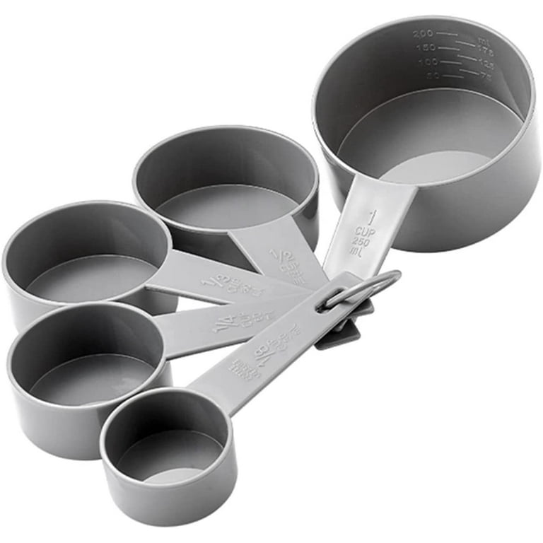 Measuring Cups and Spoons Set, 10 Pieces Measuring Spoons Kitchen Gadgets  for Baking and Cooking, Measuring Spoons and Cups Set, Measure Dry or  Liquid Ingredients (Gray) 