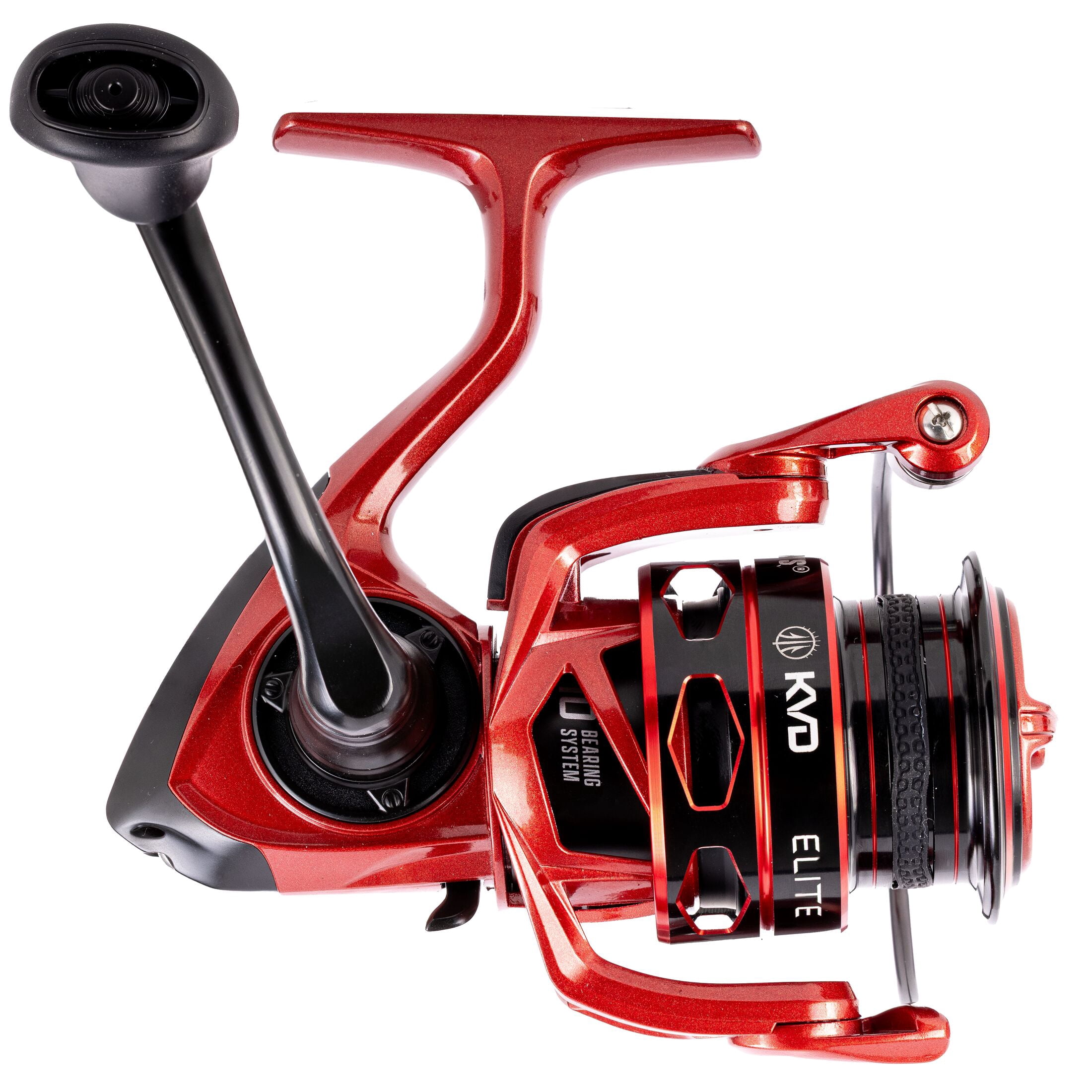 Lew’s KVD Elite Spinning Fishing Reel, Size 300, 6.2:1 Gear Ratio, 6+1 Bearings, Shallow Spool