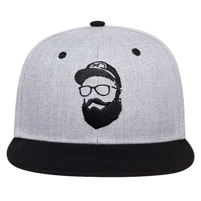 Gorra de béisbol tipo anime Moustache Uncle para hombre y mujer