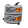 thumbnail image 3 of MOSTPLUS Pair Chrome Headlights Headlamps for 2014 2015 Chevy Silverado 1500 LS LT LTZ, 3 of 8