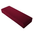 thumbnail image 2 of Bench High Stretch Slipcover Dining Room Bench Seat Cushion with bench Cover Wine, 2 of 9