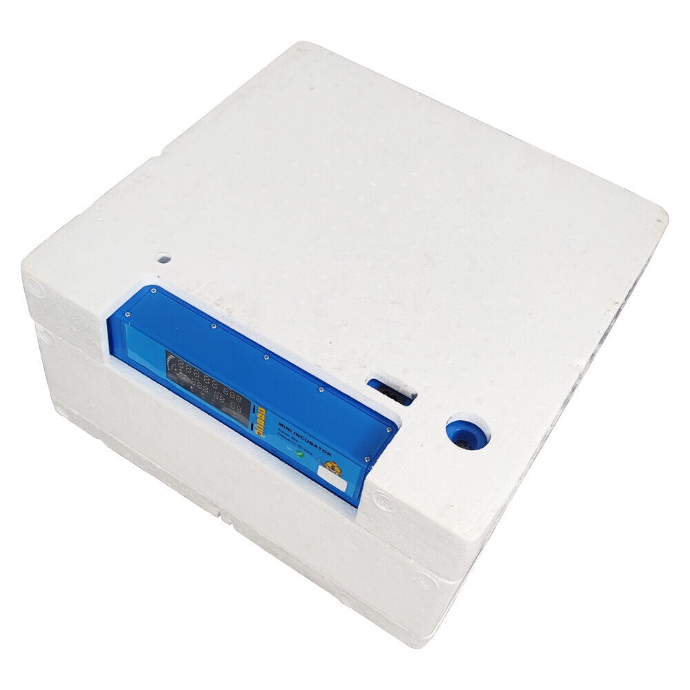 64 Bird Egg Incubators with Temperature and Humidity Dual Display 110V