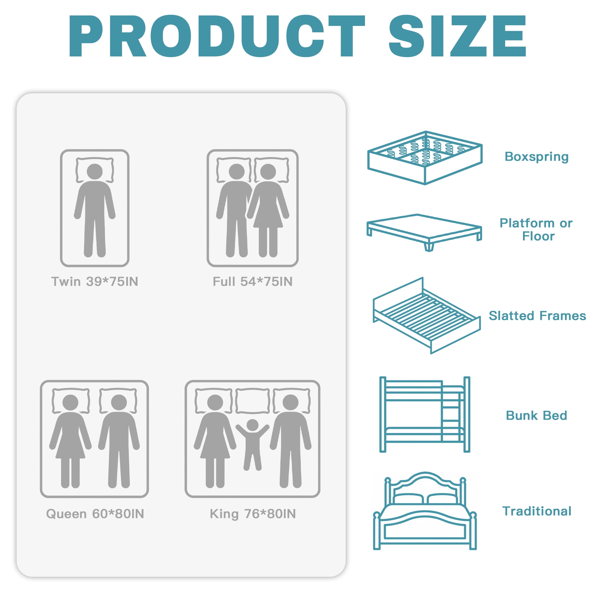 10 Inch Twin Size Hybrid Mattress with Cooling Gel Memory Foam and Pocket Springs Medium Firm Support CertiPUR US Certified Fiberglass Free Motion Isolation Pressure Relief Back Pain Relief