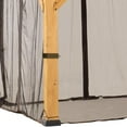 thumbnail image 2 of Sunjoy Replacement Gazebo Mosquito Netting Outdoor Panles,Waterproof 6- Panel Screen Walls for 12 x 20 ft Gazebo, Patio & Backyard Protection, 2 of 5