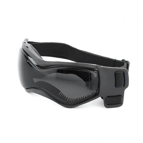 TELOLY Dog Goggles Small Breed, Dog Sunglasses for Small Breed Uv Protection Eyewear for Small Dog Puppy Outdoor Riding Driving Small Black