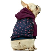 Fitwarm Polka Dot Pet Clothes Dog Hoodie Sweatshirts Pullover Cat Jackets Fleece XS