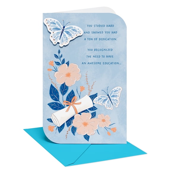 American Greetings Graduation Card for Her (You Studied Hard)