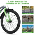 thumbnail image 4 of Hykolity Kids Bikes 20 Inch Kids Bicycle Ages 6-12 Years Old Kids Bicycle for Boys Girl with Adjustable Seat Coaster Brake Green, 4 of 8