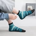 thumbnail image 2 of Naloa Turquoise Ocean Reflection Ankle Socks for Women Non Slip Socks No Show Socks Classic Low Cut Casual Socks Casual Socks, 2 of 7