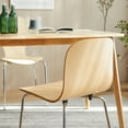 thumbnail image 6 of Livinia No.10 Mid-Century Modern Bentwood Stacking Chairs Set of 2 (Natural), 6 of 6
