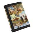 thumbnail image 2 of Psesaysky Stretch Polyester Kids Trifold Wallet with Hook and Loop Fasteners Zipper Children's Wallet for Outdoor, Wild Horse Herd Landscape Print Trifold Card Wallet, 2 of 5