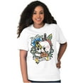 thumbnail image 3 of No Pain No Gain Skull Dagger Tattoo Plus Size Crewneck Graphic Tee Shirt Brisco Brands 2X, 3 of 5