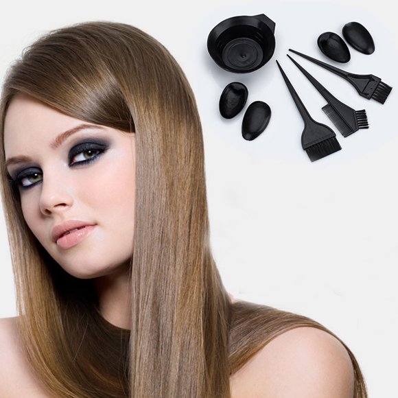 CEHVOM Hair Color Dye Bowl Comb Brushes Tool Kit Set Tint Coloring Bowl Set