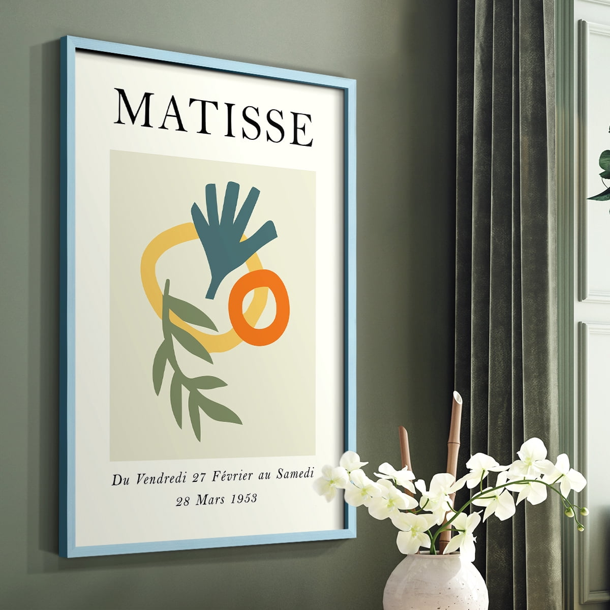 Matisse CCLXXX in Solid Wood 8 x 10 Framed Print