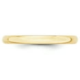 thumbnail image 2 of 10K Yellow Gold 2.5mm Light Weight Half Round Band Ring Size 12, 2 of 7