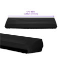 thumbnail image 3 of 88-Key Stretchable Digital Piano Keyboard Cover, Black, 3 of 5