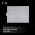 thumbnail image 3 of Uxcell 6Pcs 8"x11" Plastic Mesh Canvas Sheet 6 Count Needlepoint Blank Canvas for Embroidery, Clear White, 3 of 6