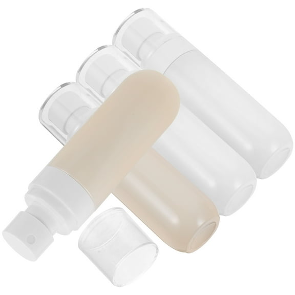 WHAMVOX  4 Pcs Empty Plastic Spray Bottle Refillable Toiletry Bottles Travel