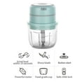 thumbnail image 4 of Amdohai Electric Mini Garlic Chopper Food Slicer Portable Garlic Grinder Blender Food Processor For Pepper Chili Vegetable Nuts Meat 300ML USB Rechargeable, 4 of 8